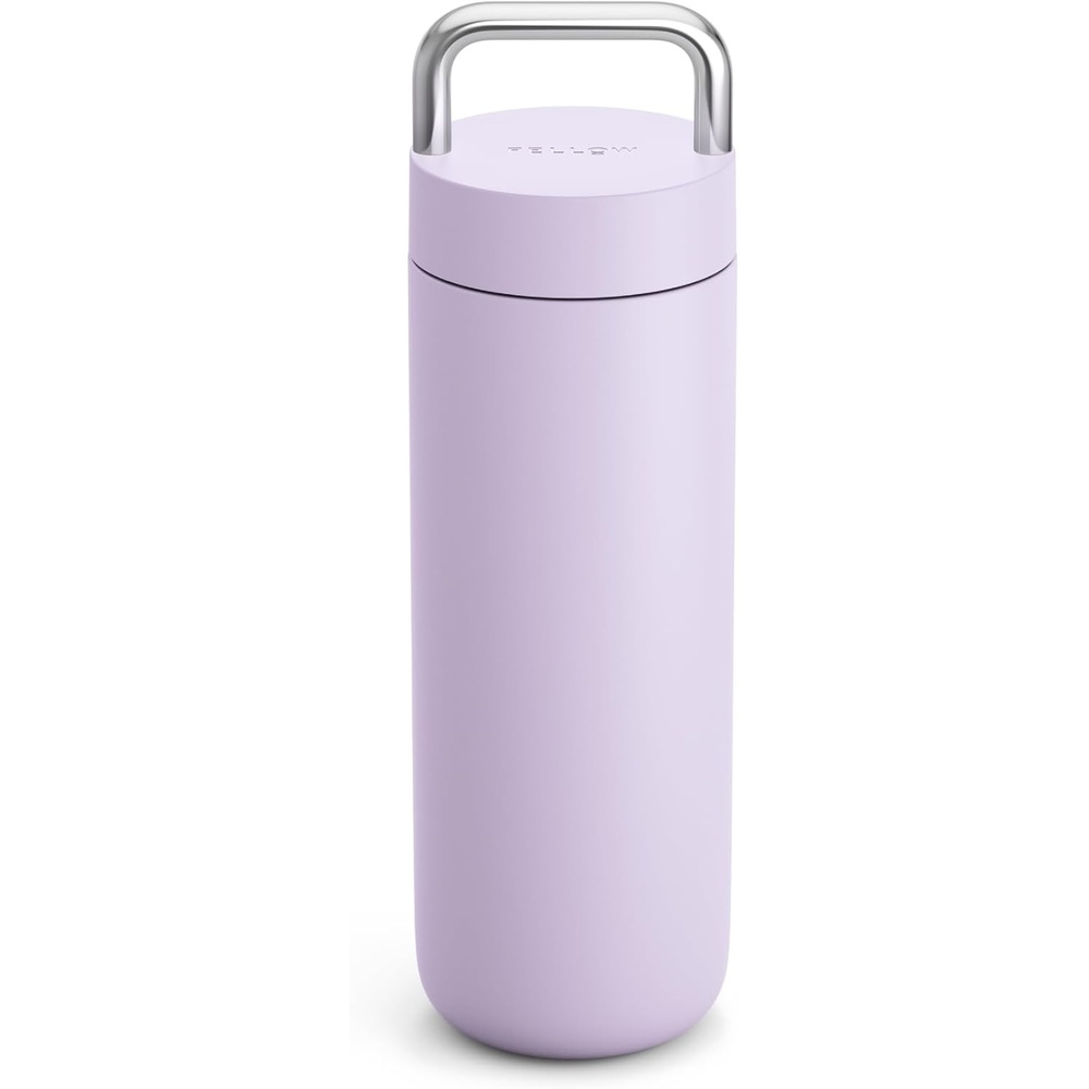 image:imageFellow 20 oz Carter Carry Water Bottle  LeakProof Lid Vacuum Insulated Stainless Steel Tumbler Keeps Heat for 12 HoursStays Cold for 24 Hours Stainless Steel Handle Dishwasher SafeSmoke GreenPeri Twinkle