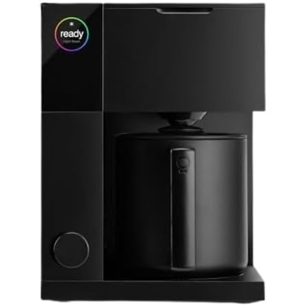 image:imageFellow Aiden Precision Coffee Maker  Automatic Drip Coffee Maker Single Serve to 10Cup Capacity Precise Temperature Control Thermal Carafe Cold Brew Preset Scheduling Companion AppMatte Black