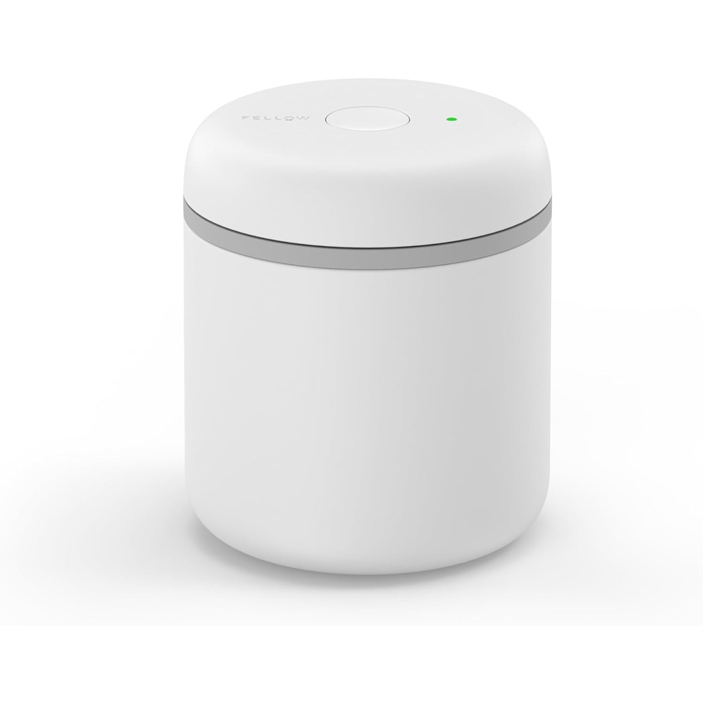 image:imageFellow Atmos Electric Vacuum Canister amp Storage Container  Airtight Coffee amp Food Storage Containers  Coffee Containers  Matte Black 12 LiterMatte White