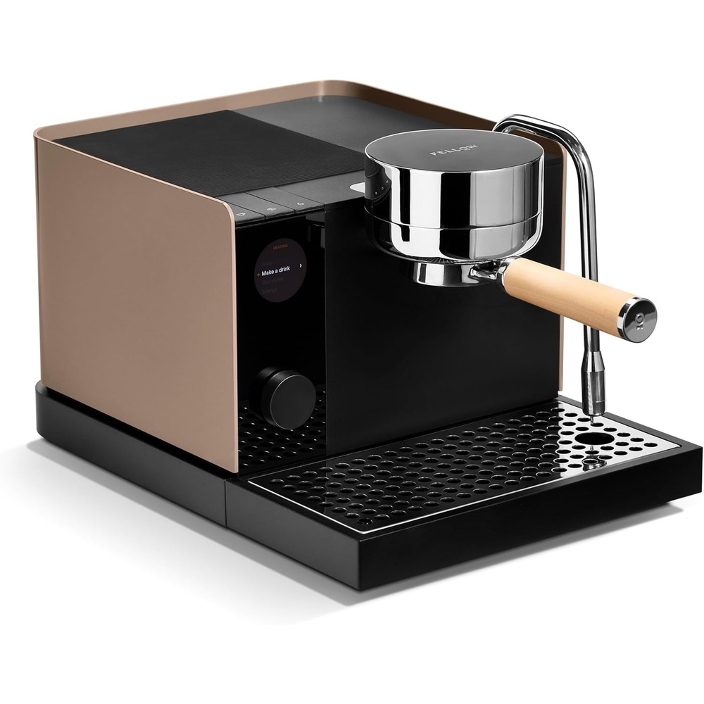 image:imageFellow Espresso Series 1  Home Espresso Machine  Heats in Under 2 Minutes Precise Temperature Control Pressure Profiling BuiltIn Guidance Assisted Milk Steaming Matte BlackMalted Chocolate w Maple