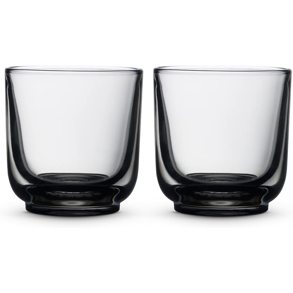 image:imageFellow Pirch Cappuccino Glasses 65 oz Artisanal Cups Set of 2 Dishwasher Safe Coffee Glasses for Milk amp Espresso Drinks  AmberSmoke