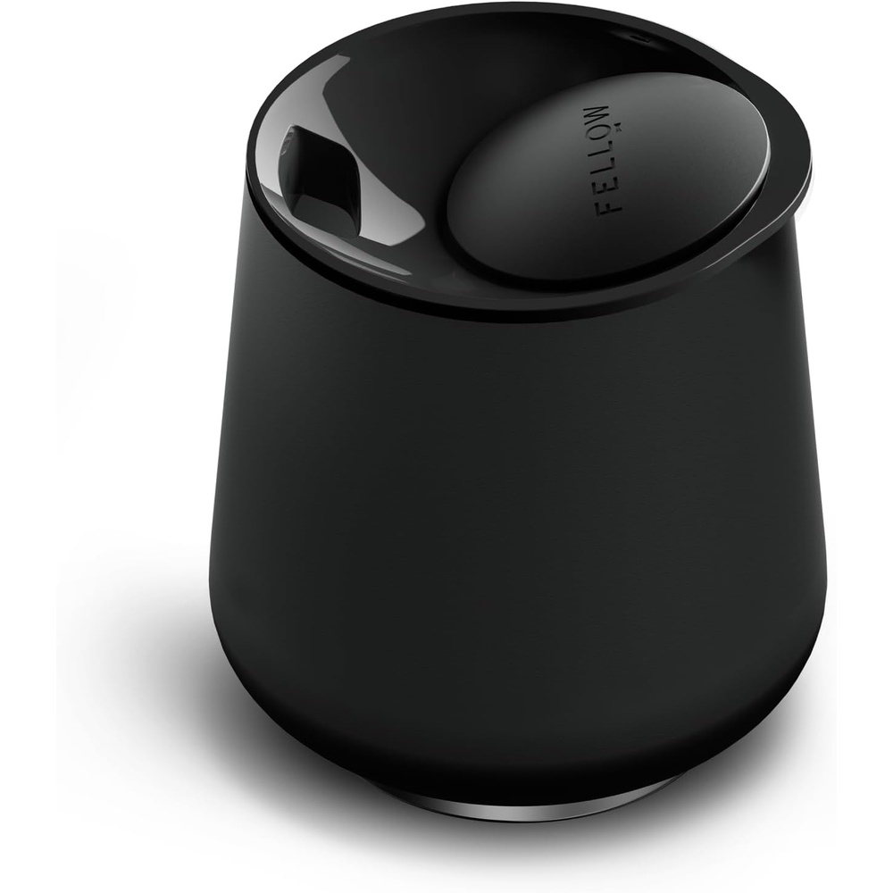 image:imageFellow Ruby Wine Tumbler Set of 2  Insulated Stainless Steel Wine and Cocktail Tumblers with Ceramic Interior and Swivel Pebble Lid  12 oz Peri TwinkleMatte Black  Pack of 1