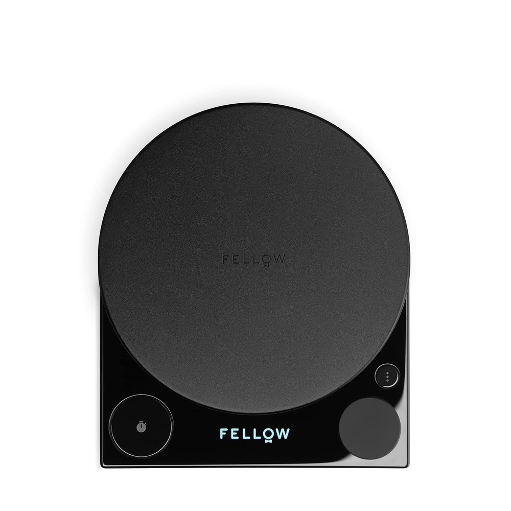 image:imageFellow Tally Pro Coffee Scale with Timer  Espresso Scale for Pour Over and Barista Brewing Brew Assist Mode 01g Accuracy OLED Display Rechargeable Glass Top  Matte Black