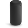 Fellow 12 oz Carter Move Travel Mug – Vacuum-Insulated Stainless Steel Travel Coffee Mug – Coffee Tumbler with Ceramic Interior and Splash Guard – Cargo Green(Matte Black)