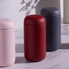 Fellow 12 oz Carter Move Travel Mug – Vacuum-Insulated Stainless Steel Travel Coffee Mug – Coffee Tumbler with Ceramic Interior and Splash Guard – Cargo Green(Red)