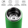 Fellow 12 oz Carter Move Travel Mug – Vacuum-Insulated Stainless Steel Travel Coffee Mug – Coffee Tumbler with Ceramic Interior and Splash Guard – Cargo Green(Sporty Green)