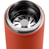 Fellow 12 oz Carter Move Travel Mug – Vacuum-Insulated Stainless Steel Travel Coffee Mug – Coffee Tumbler with Ceramic Interior and Splash Guard – Cargo Green(Corduroy Red)