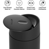 Fellow 12 oz Carter Slide Travel Mug – One-Handed Slide Lid, Vacuum Insulated Stainless Steel Tumbler with Ceramic Interior for Hot and Cold Drinks, Leak-Proof and Dishwasher Safe, Matte Black(Matte Black)