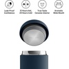 Fellow 12 oz Carter Wide Travel Mug – Wide Mouth Vacuum-Insulated Stainless Steel Coffee Mug – Tea and Coffee Tumbler – Travel Coffee Mug with Ceramic Interior – Stone Blue(Stone Blue)