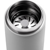 Fellow 16 oz Carter Move Travel Mug – Vacuum-Insulated Stainless Steel Travel Coffee Mug – Coffee Tumbler with Ceramic Interior and Splash Guard – Smoke Green(Matte Grey)