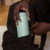 Fellow 16 oz Carter Move Travel Mug – Vacuum-Insulated Stainless Steel Travel Coffee Mug – Coffee Tumbler with Ceramic Interior and Splash Guard – Smoke Green(Mint Chip)