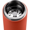 Fellow 16 oz Carter Move Travel Mug – Vacuum-Insulated Stainless Steel Travel Coffee Mug – Coffee Tumbler with Ceramic Interior and Splash Guard – Smoke Green(Corduroy Red)