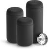 Fellow 16 oz Carter Move Travel Mug – Vacuum-Insulated Stainless Steel Travel Coffee Mug – Coffee Tumbler with Ceramic Interior and Splash Guard – Smoke Green(Matte Black)
