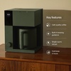 Fellow Aiden Precision Coffee Maker – Automatic Drip Coffee Maker, Single Serve to 10-Cup Capacity, Precise Temperature Control, Thermal Carafe, Cold Brew Preset, Scheduling, Companion App(Matte White)