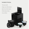 Fellow Aiden Precision Coffee Maker – Automatic Drip Coffee Maker, Single Serve to 10-Cup Capacity, Precise Temperature Control, Thermal Carafe, Cold Brew Preset, Scheduling, Companion App(Matte Black)