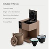 Fellow Aiden Precision Coffee Maker – Automatic Drip Coffee Maker, Single Serve to 10-Cup Capacity, Precise Temperature Control, Thermal Carafe, Cold Brew Preset, Scheduling, Companion App(Malted Chocolate)
