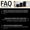 Fellow Atmos Vacuum Coffee Canister & Food Storage Container – 1.2 Liter Canister holds up to 16 oz of Coffee Beans – Airtight Food Storage Containers – Coffee Containers – 1.2 Liter – Clear Glass(Matte Black)