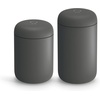 Fellow Carter Coffee Mug 16 oz For Travel – Wide Mouth Vacuum-Insulated Stainless Steel Tea and Coffee Tumbler with Ceramic Interior – Matte Black(Slate Gray)
