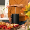 Fellow Clara Insulated Coffee Maker with Enhanced Filtration System – Portable French Press Stainless Steel – 24 oz Carafe – Matte Black