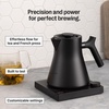 Fellow Corvo EKG Pro Electric Tea Kettle – Quick Heating, Precise Temperature Control Electric Kettle, Scheduling, Built-in Brew Timer for Boiling Water – Matte White with Maple Handle – 0.9 Liter(Matte White with Maple Handle)