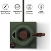 Fellow Corvo EKG Pro Electric Tea Kettle – Quick Heating, Precise Temperature Control Electric Kettle, Scheduling, Built-in Brew Timer for Boiling Water – Matte White with Maple Handle – 0.9 Liter(Woodland with Walnut Handle)