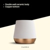 Fellow Joey Double Wall Ceramic Coffee Mug – Refined and Sophisticated, Matte White, Single 8 oz Cup