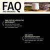 Fellow Joey Double Wall Ceramic Coffee Mug – Refined and Sophisticated, Matte White, Single 8 oz Cup