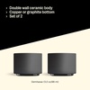 Fellow Monty Latte Art Cup 11oz – Double Wall Insulated Ceramic Coffee Mug for Cappuccino, Espresso & Barista, Stackable, Dishwasher Safe, Matte Black(Matte Black)