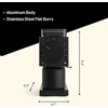Fellow Ode Brew Grinder – Burr Coffee/Coffee Bean Grinder with 31 Settings for Drip, French Press & Cold Brew – Small Footprint Electric Grinder – Matte Black