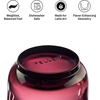 Fellow Pirch Cortado Glasses 4.5 oz Artisanal Cups, Set of 2, Dishwasher Safe Coffee Glasses for Espresso Drinks & Latte Art – Smoke(Garnet)