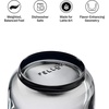 Fellow Pirch Cortado Glasses 4.5 oz Artisanal Cups, Set of 2, Dishwasher Safe Coffee Glasses for Espresso Drinks & Latte Art – Smoke(Smoke)