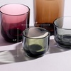 Fellow Pirch Espresso Glasses 3.5 oz Artisanal Cups, Set of 2, Dishwasher Safe Coffee Glasses for Espresso Shots & Latte Art – Woodland(Garnet)