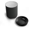 Fellow Rocky Lowball Tumbler Set of 2 – ​​Insulated Stainless Steel Cocktail Tumblers with Ceramic Interior and Swivel Pebble Lid – 10 oz, Matte Black(Matte Black)