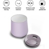 Fellow Ruby Wine Tumbler Set of 2 – ​​Insulated Stainless Steel Wine and Cocktail Tumblers with Ceramic Interior and Swivel Pebble Lid – 12 oz, Peri Twinkle(Peri Twinkle – Pack of 2)