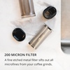 Fellow Shimmy Coffee Sieve – Fine Mesh Stainless Steel Strainer, Coffee Filter, Easy Pouring