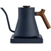 Fellow Stagg EKG Pro Electric Gooseneck Kettle – Pour-Over Coffee and Tea, Quick Heating, Precise Temperature Control, Scheduling, Built-in Brew Timer, Matte White, 0.9 Liter(Stone Blue with Walnut Handle)