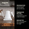 Fellow Stagg EKG Pro Electric Gooseneck Kettle – Pour-Over Coffee and Tea, Quick Heating, Precise Temperature Control, Scheduling, Built-in Brew Timer, Matte White, 0.9 Liter(Matte White)