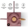Fellow Stagg EKG Pro Electric Gooseneck Kettle – Pour-Over Coffee and Tea, Quick Heating, Precise Temperature Control, Scheduling, Built-in Brew Timer, Matte White, 0.9 Liter(Desert Rose)
