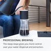 Fellow Stagg [XF] Pour-Over Coffee Maker Set – Stainless Steel Dripper, 20 oz Double Wall Glass Carafe & 30 Paper Filters, Built-in Ratio Aid, No Plastic Brewing, Matte Black([XF] Set – Dripper  Glass Carafe  & Filters)