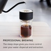 Fellow Stagg [XF] Pour-Over Coffee Maker Set – Stainless Steel Dripper, 20 oz Double Wall Glass Carafe & 30 Paper Filters, Built-in Ratio Aid, No Plastic Brewing, Matte Black([X] Set – Dripper  Tasting Glass  & Filters)