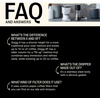 Fellow Stagg [XF] Pour-Over Coffee Maker Set – Stainless Steel Dripper, 20 oz Double Wall Glass Carafe & 30 Paper Filters, Built-in Ratio Aid, No Plastic Brewing, Matte Black([XF] Dripper & Filters)