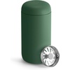 Fellow 12 oz Carter Move Travel Mug – Vacuum-Insulated Stainless Steel Travel Coffee Mug – Coffee Tumbler with Ceramic Interior and Splash Guard – Cargo Green(Cargo Green)