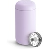 Fellow 12 oz Carter Move Travel Mug – Vacuum-Insulated Stainless Steel Travel Coffee Mug – Coffee Tumbler with Ceramic Interior and Splash Guard – Cargo Green(Lavender Purple)
