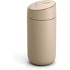 Fellow 12 oz Carter Slide Travel Mug – One-Handed Slide Lid, Vacuum Insulated Stainless Steel Tumbler with Ceramic Interior for Hot and Cold Drinks, Leak-Proof and Dishwasher Safe, Matte Black(Sand Dune)