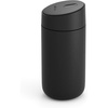 Fellow 12 oz Carter Slide Travel Mug – One-Handed Slide Lid, Vacuum Insulated Stainless Steel Tumbler with Ceramic Interior for Hot and Cold Drinks, Leak-Proof and Dishwasher Safe, Matte Black(Matte Black)
