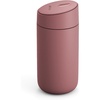 Fellow 12 oz Carter Slide Travel Mug – One-Handed Slide Lid, Vacuum Insulated Stainless Steel Tumbler with Ceramic Interior for Hot and Cold Drinks, Leak-Proof and Dishwasher Safe, Matte Black(Desert Rose)