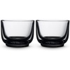 Fellow Pirch Cortado Glasses 4.5 oz Artisanal Cups, Set of 2, Dishwasher Safe Coffee Glasses for Espresso Drinks & Latte Art – Smoke(Smoke)