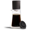 Fellow Stagg [XF] Pour-Over Coffee Maker Set – Stainless Steel Dripper, 20 oz Double Wall Glass Carafe & 30 Paper Filters, Built-in Ratio Aid, No Plastic Brewing, Matte Black([XF] Set – Dripper  Glass Carafe  & Filters)